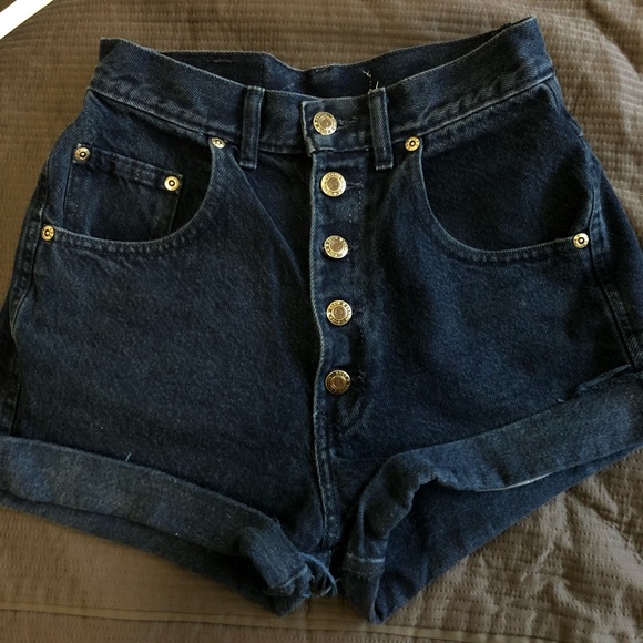 Pants - Vintage high waist denim shorts